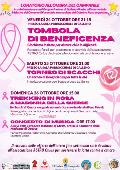 Ottobre Rosa, le iniziative dell'oratorio All'Ombra del Campanile Ottobre Rosa, le iniziative dell'oratorio All'Ombra del Campanile