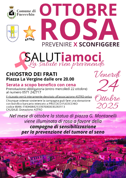 Ottobre Rosa, serata benefica in favore di ASTRO Ottobre Rosa, serata benefica in favore di ASTRO