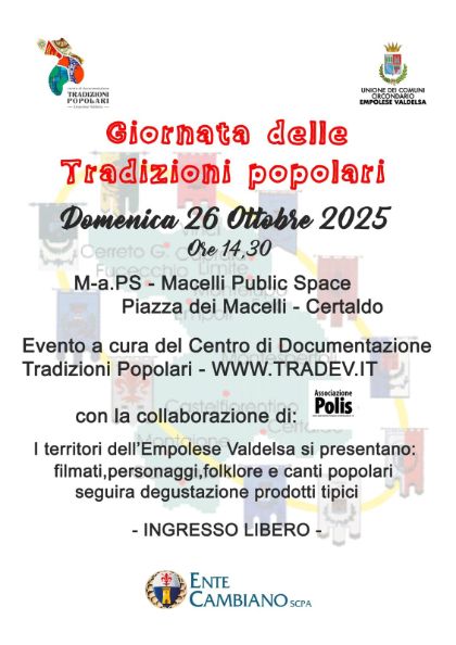 Giornata delle tradizioni popolari Giornata delle tradizioni popolari