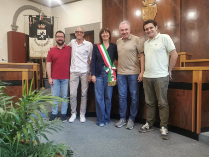 L'amministrazione comunale saluta Massimiliano Alvini alla vigilia della sua avventura a Cosenza