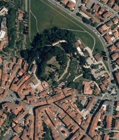 Veduta aerea Parco Corsini 